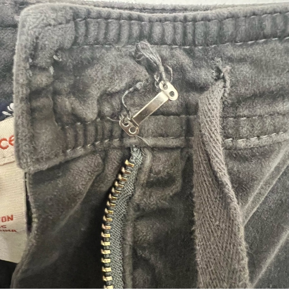 Sundance velvet cargo gray utility grunge Y2K Indie nightfall pants - Picture 3 of 5